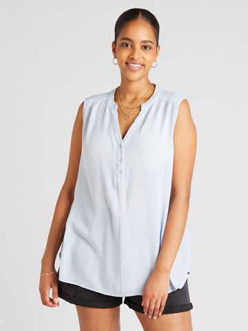 ONLY Carmakoma Blouse 'JETTE' in Blauw: voorkant