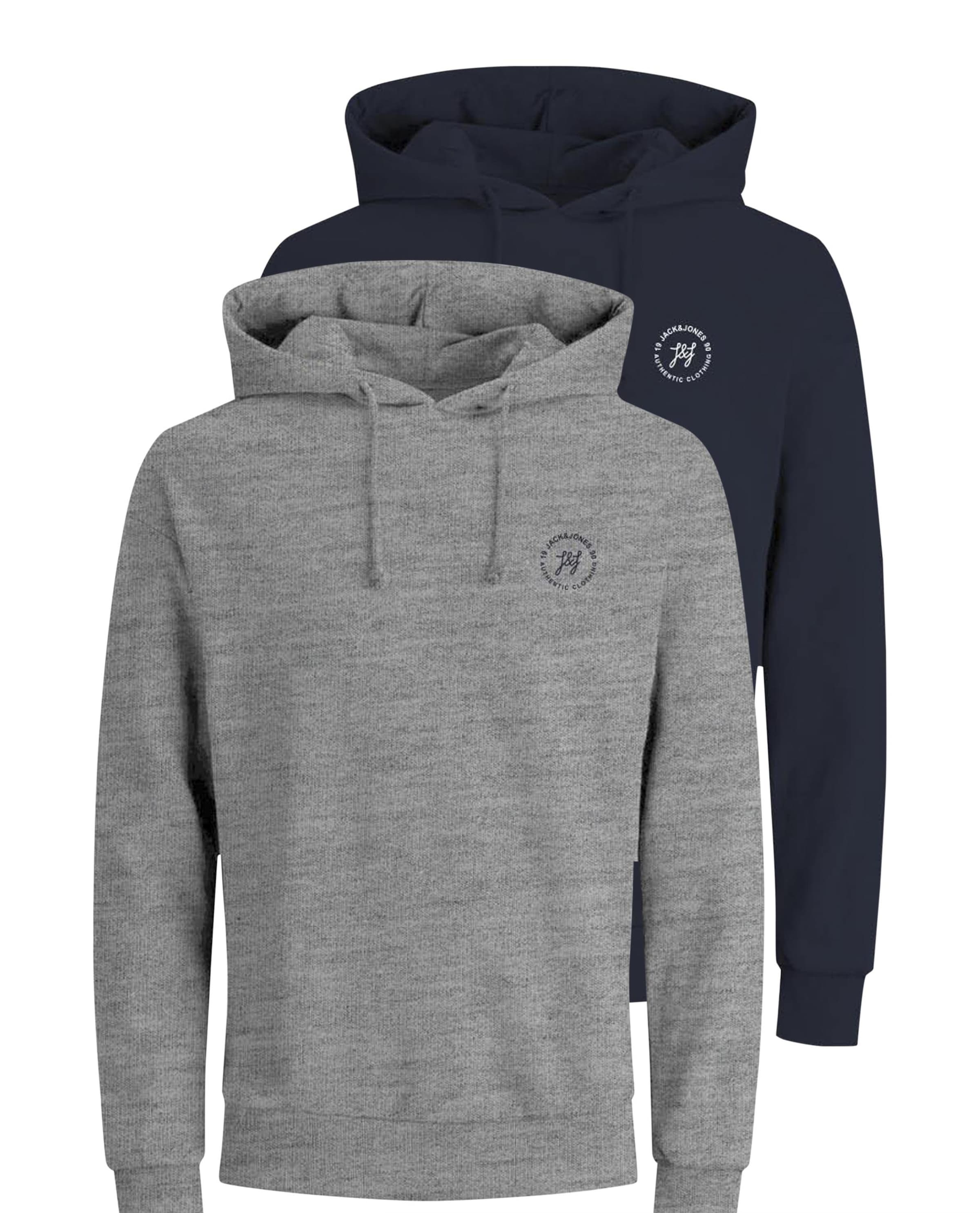 JACK & JONES Sweatshirt 'Jaxon' in Blauw: voorkant