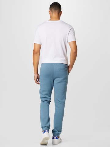 BLEND Zúžený Kalhoty – modrá