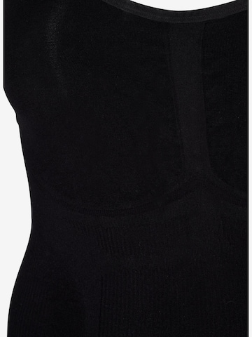 Devoted by Zizzi Shaping Bodysuit in Black