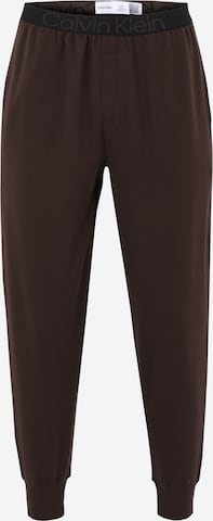 Calvin Klein Underwear Tapered Nadrág - barna: elől