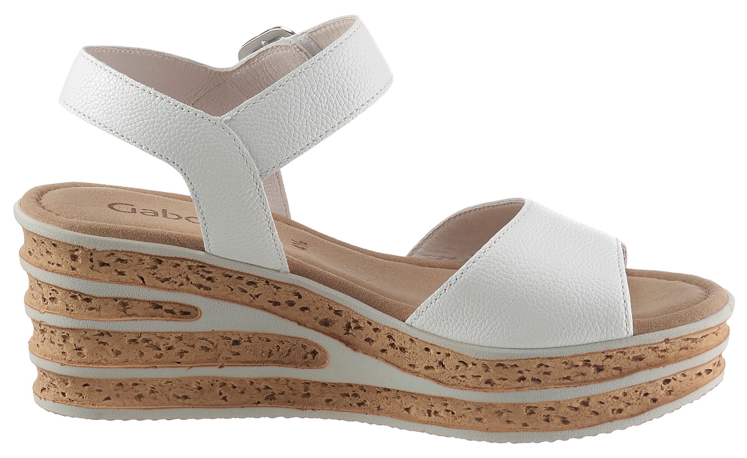 GABOR Pántos szandál - fehér