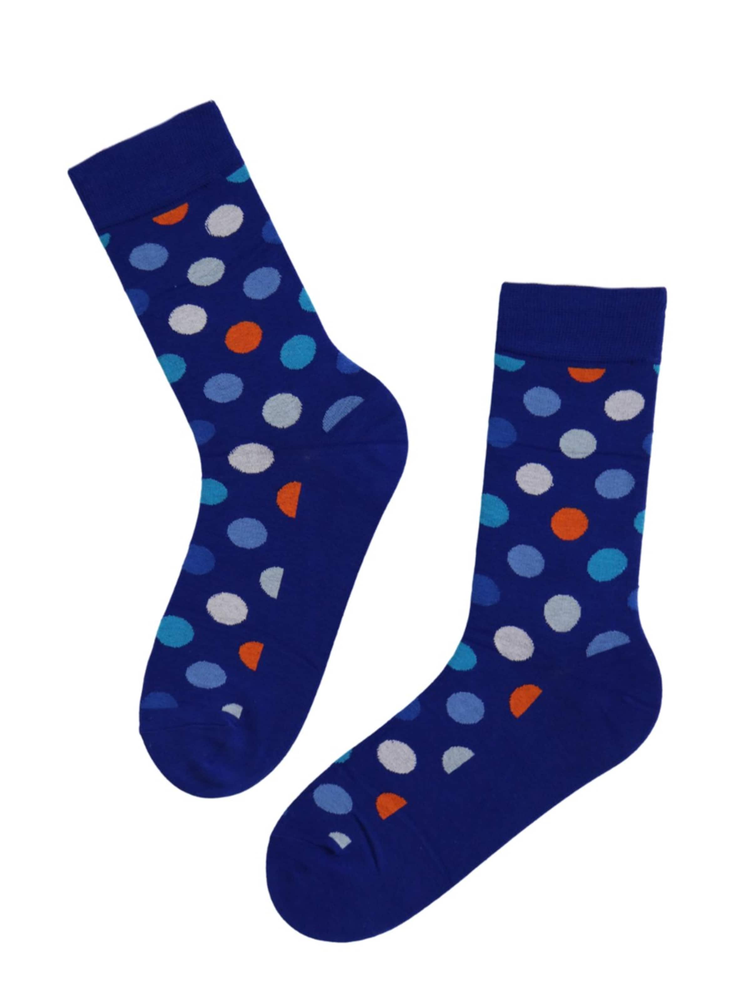 Sokisahtel Socks 'ROLF' in Blue: front