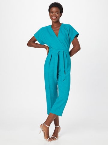 Closet London Jumpsuit in Blue: front