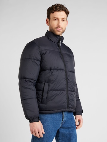 Pepe Jeans Winterjas 'VICTOR' in Zwart: voorkant