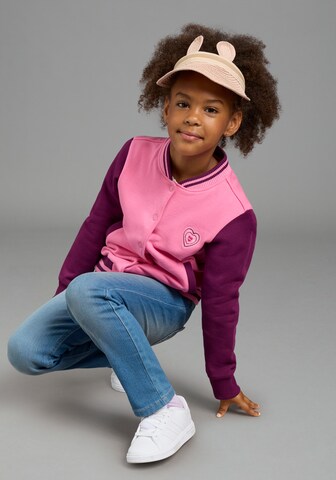 SCOUT Sweatjacke in Pink