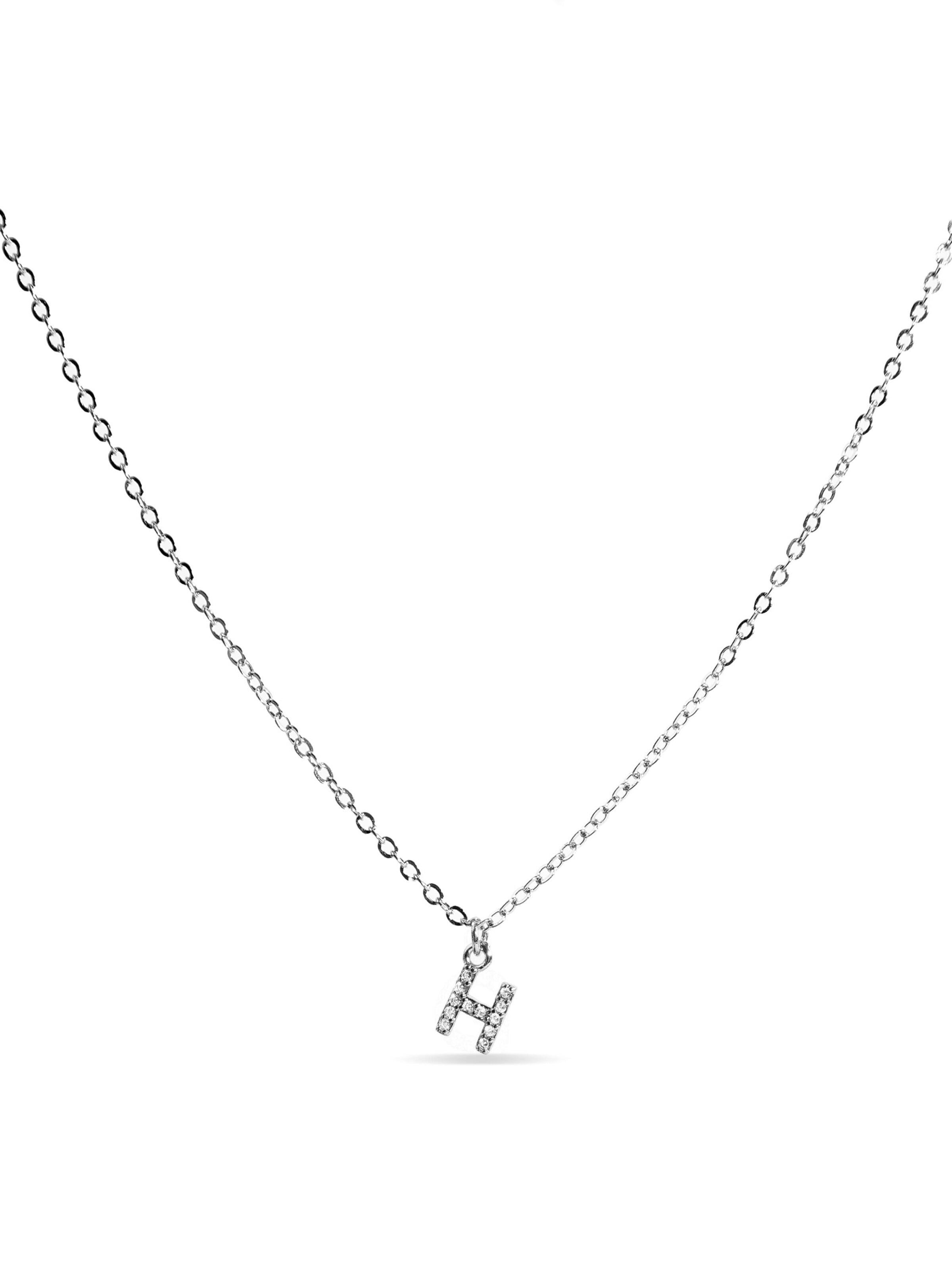 Luxenter - Cadena 'Alphabet' en blanco: frente