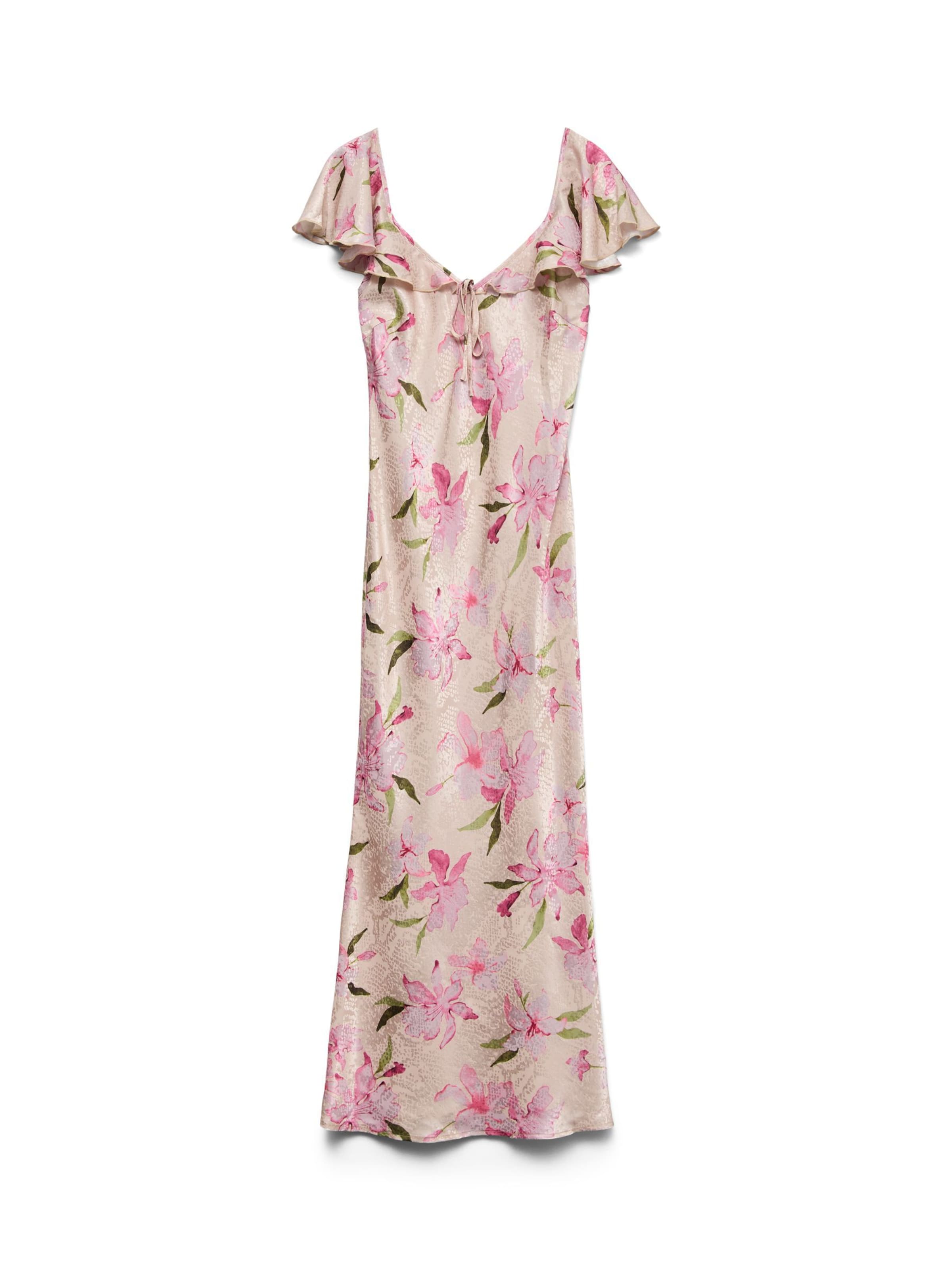 VERO MODA Dress 'VMIsabella' in Kitt / Green / Pink / Off white, Item view