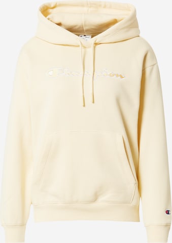 Champion Authentic Athletic Apparel - Sweatshirt em amarelo: frente