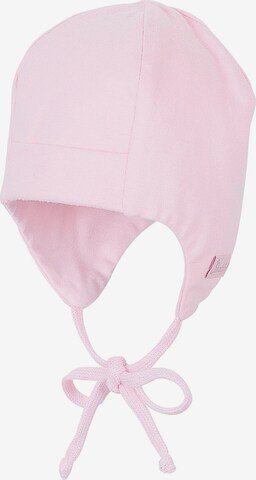 STERNTALER Beanie in Pink: front