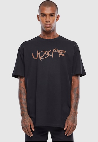 MT Upscale T-shirt 'Giza' i svart: framsida