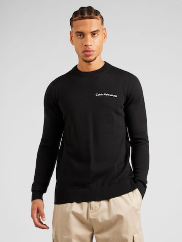 Calvin Klein Jeans Sweater 'Essentials' in Black: front