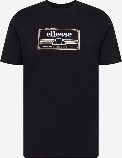 ELLESSE T-Shirt  'Rochetta' in sand / schwarz / weiß, Produktansicht