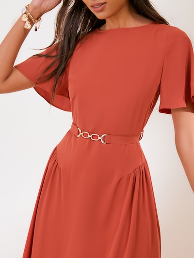 Friends Like These Robe en 34 en rouille, Vue avec produit