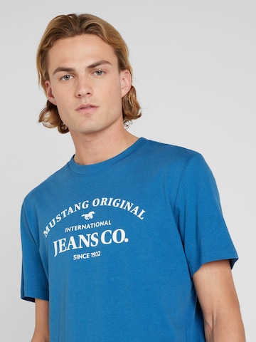 MUSTANG Shirt 'Austin' in Blauw