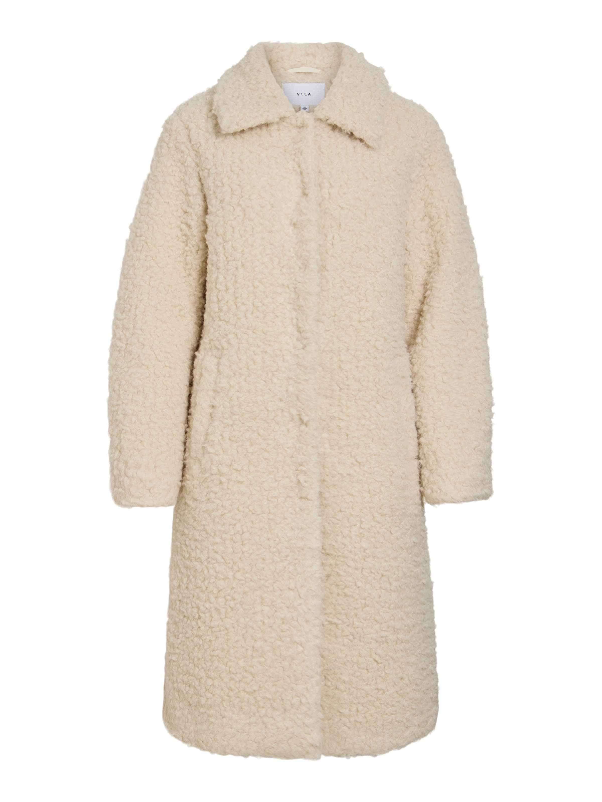 Cappotto invernale 'FEATHY' di VILA in beige: frontale