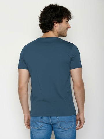 Maglietta ' Guide Turtle Walk ' di GREENBOMB in blu