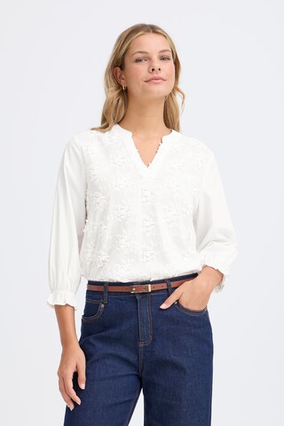 Fransa Blouse in White