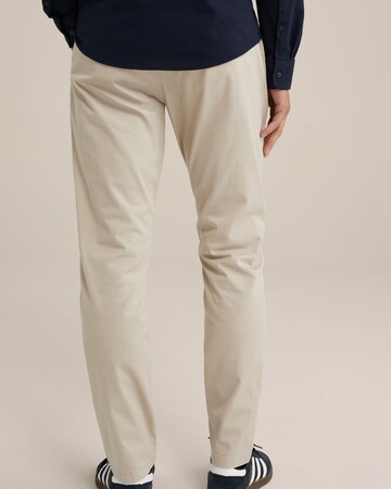 WE Fashion Slim fit Chino trousers in Beige