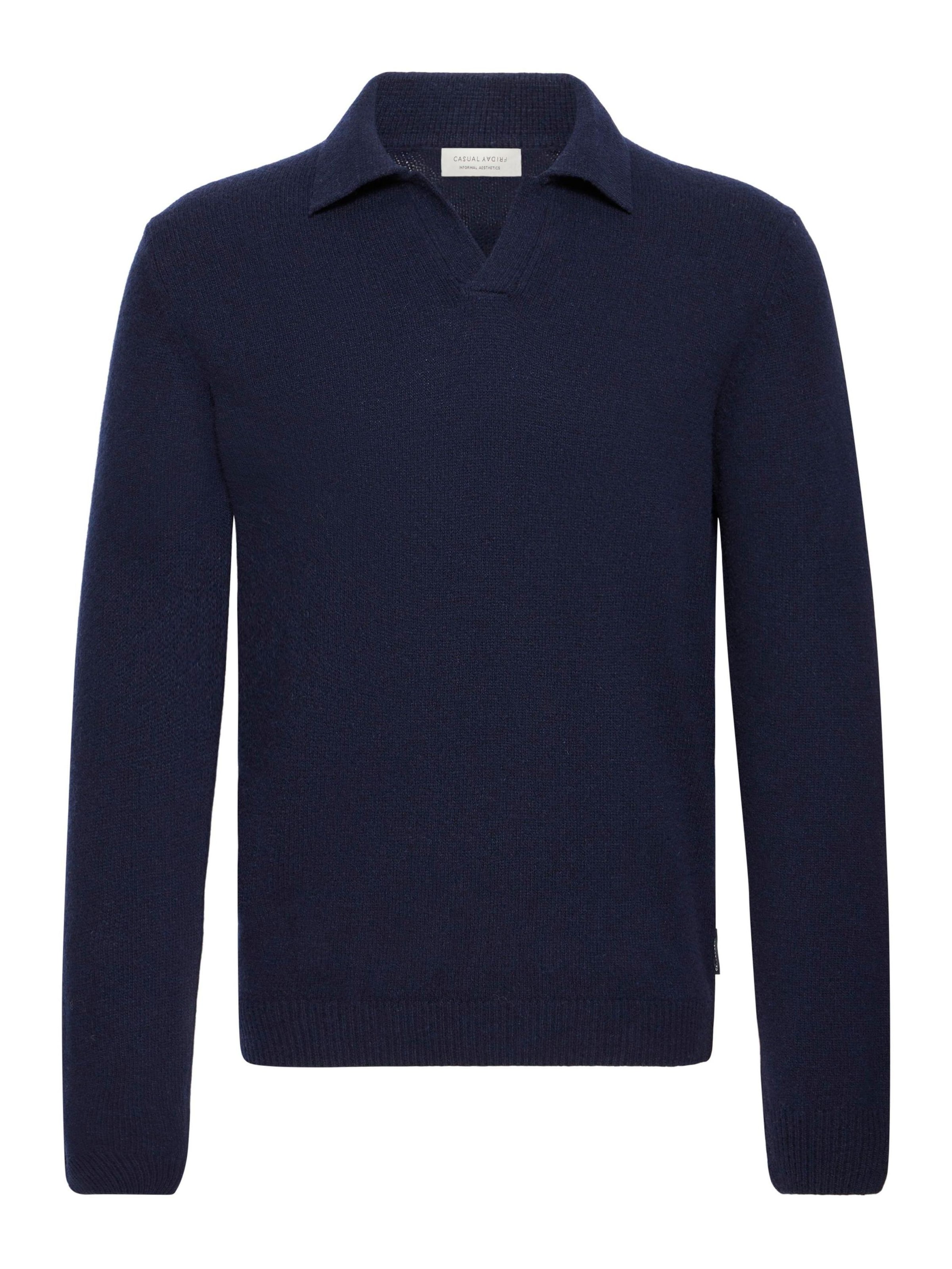 Casual Friday - Pullover 'CFKarl' em azul: frente