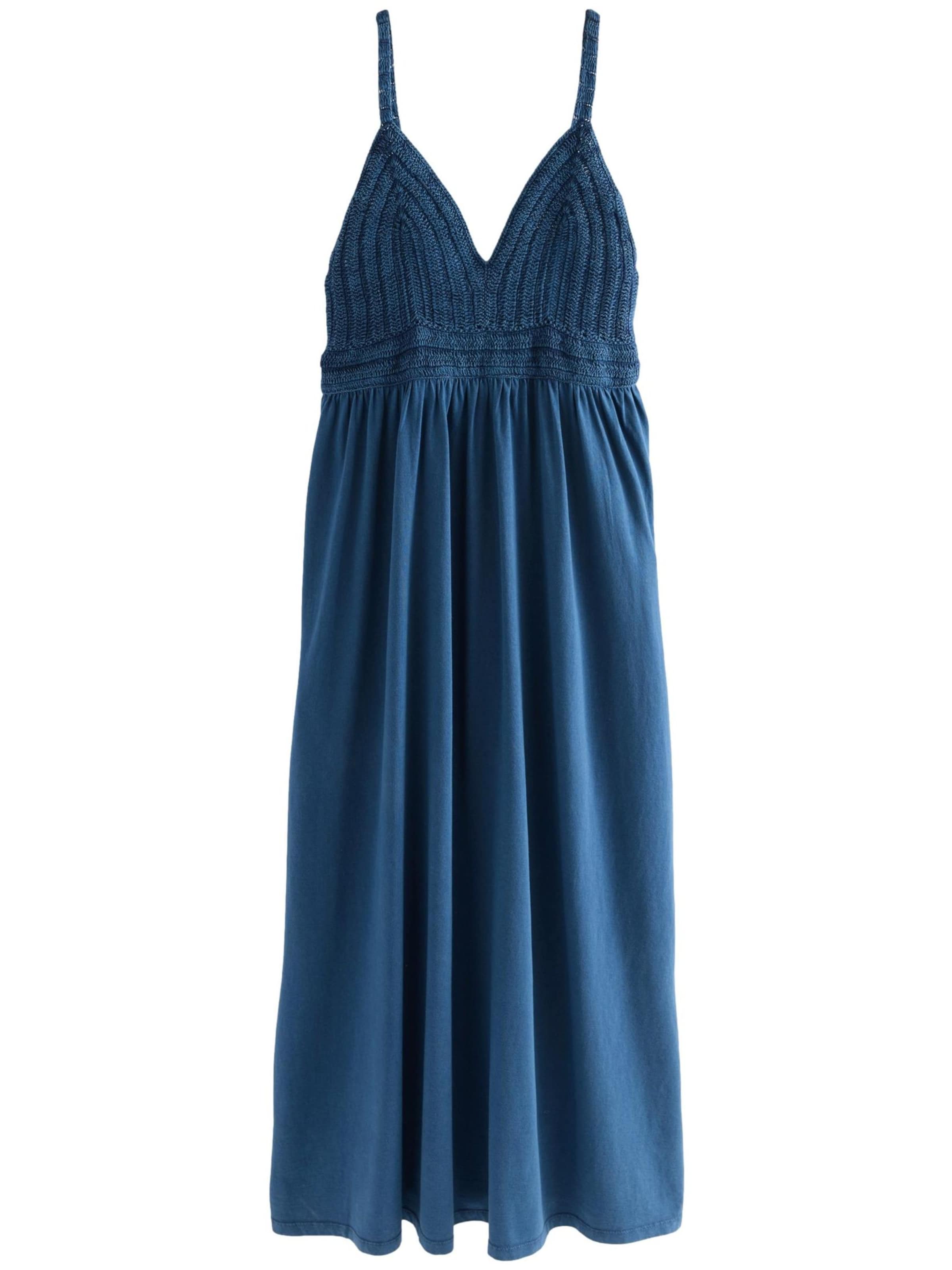 Next Letné šaty - Modrá: predná strana