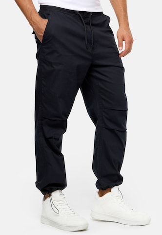 INDICODE JEANS Regular Pants ' Marcos ' in Black