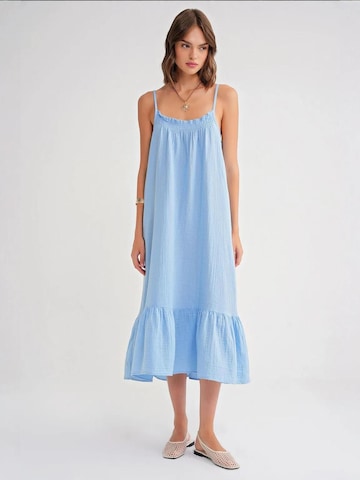 MixRay Dress in Blue: front