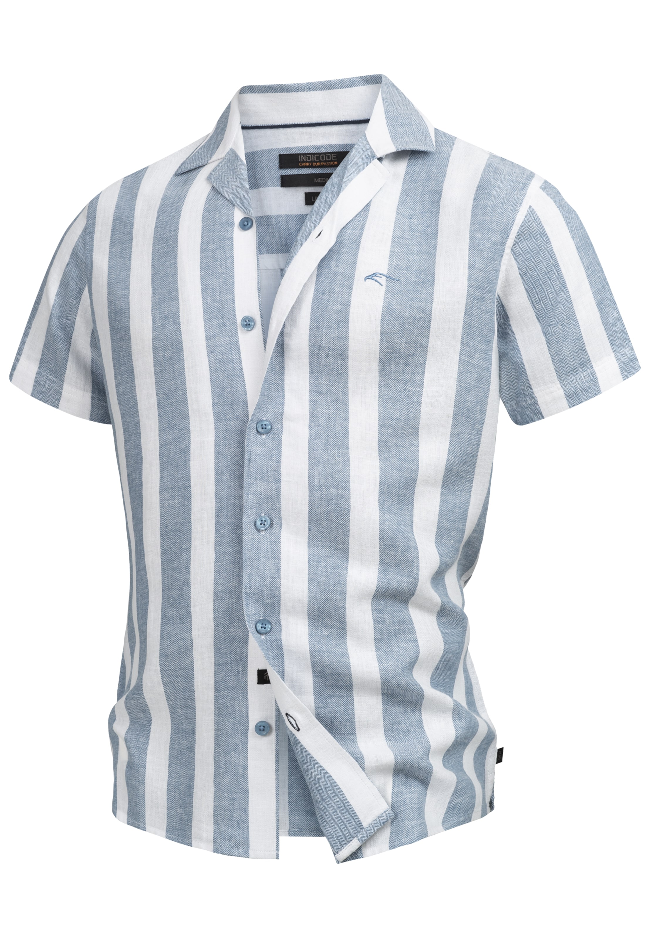 INDICODE JEANS Button Up Shirt 'Bravida' in Mixed colors: front