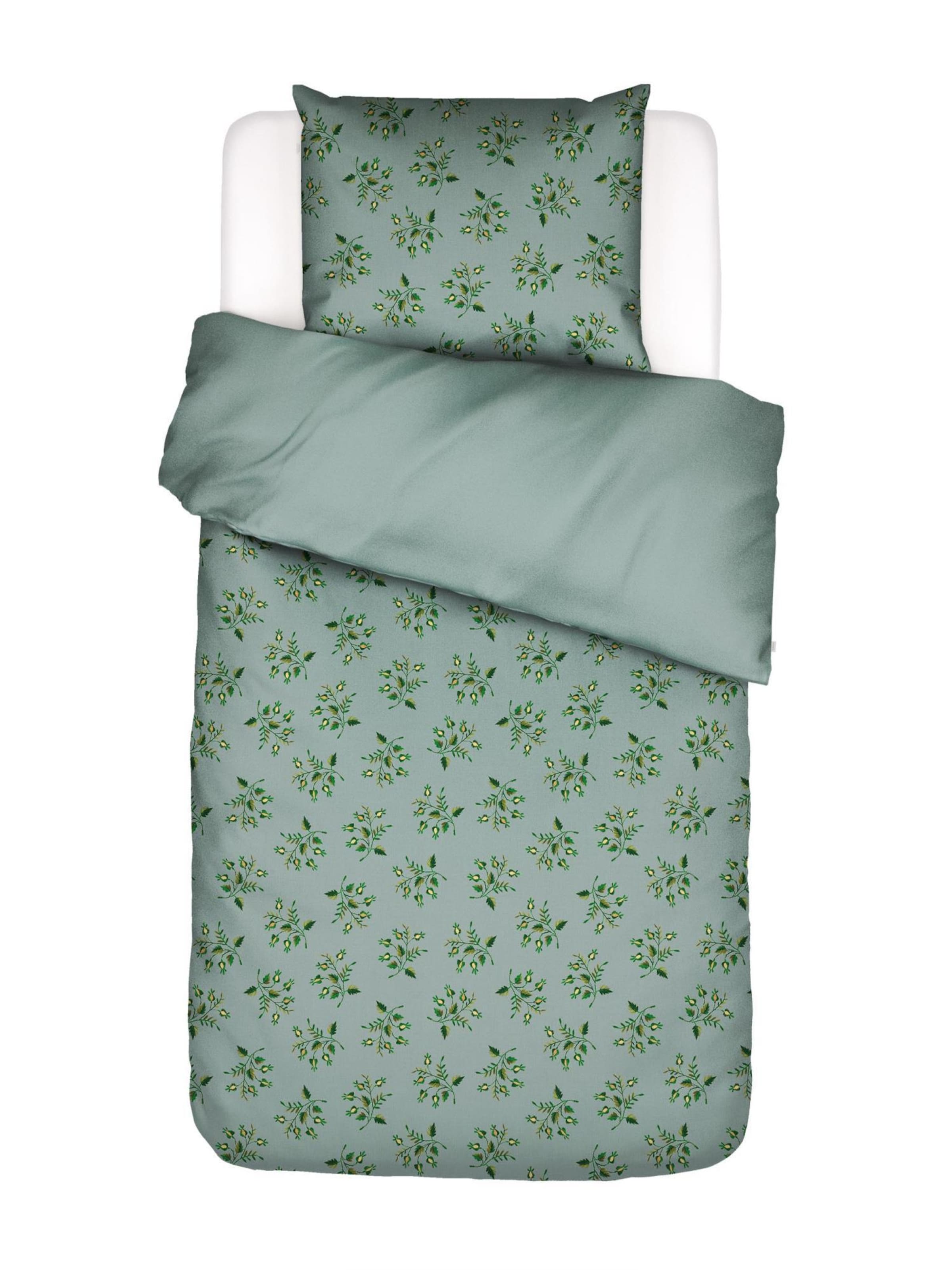 ESSENZA Duvet Cover 'Jolien' in Green: front