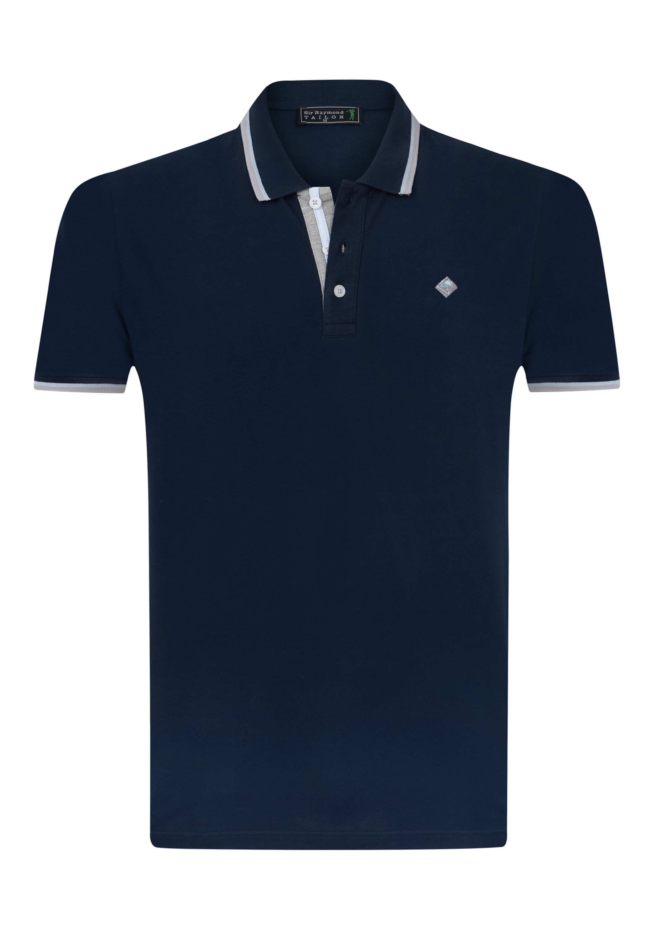 Sir Raymond Tailor Poloshirt 'Marcus' in Blau: Vorderseite