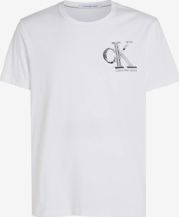 Calvin Klein Jeans Regular Shirt in White: front