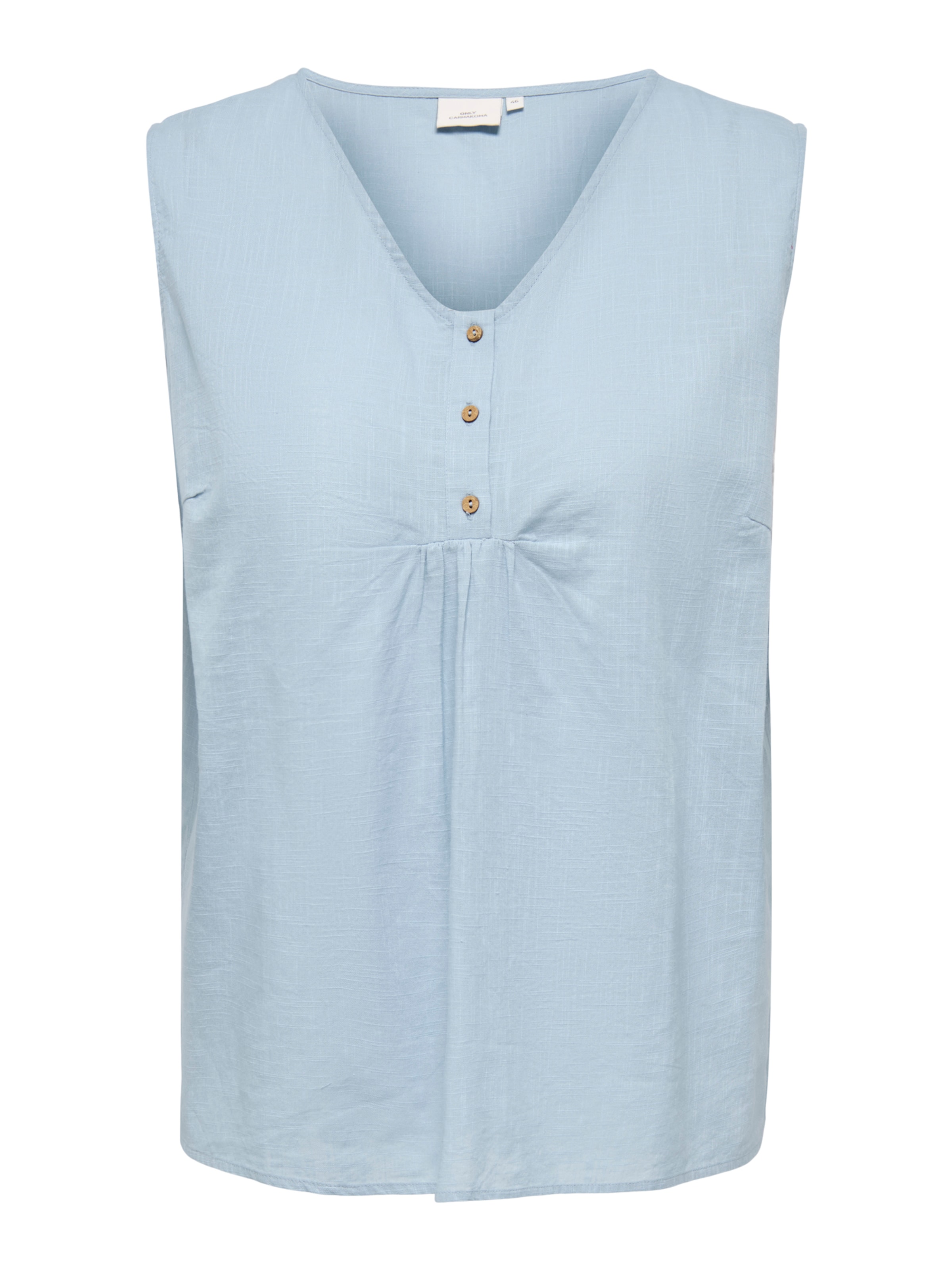 Chemisier ONLY Carmakoma en bleu : devant