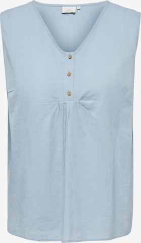 Camicia da donna di ONLY Carmakoma in blu: frontale