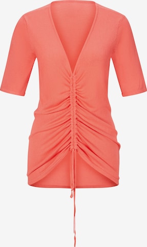 Pull-over heine en orange : devant