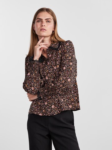 Y.A.S Blouse 'ADISSO' in Zwart: voorkant