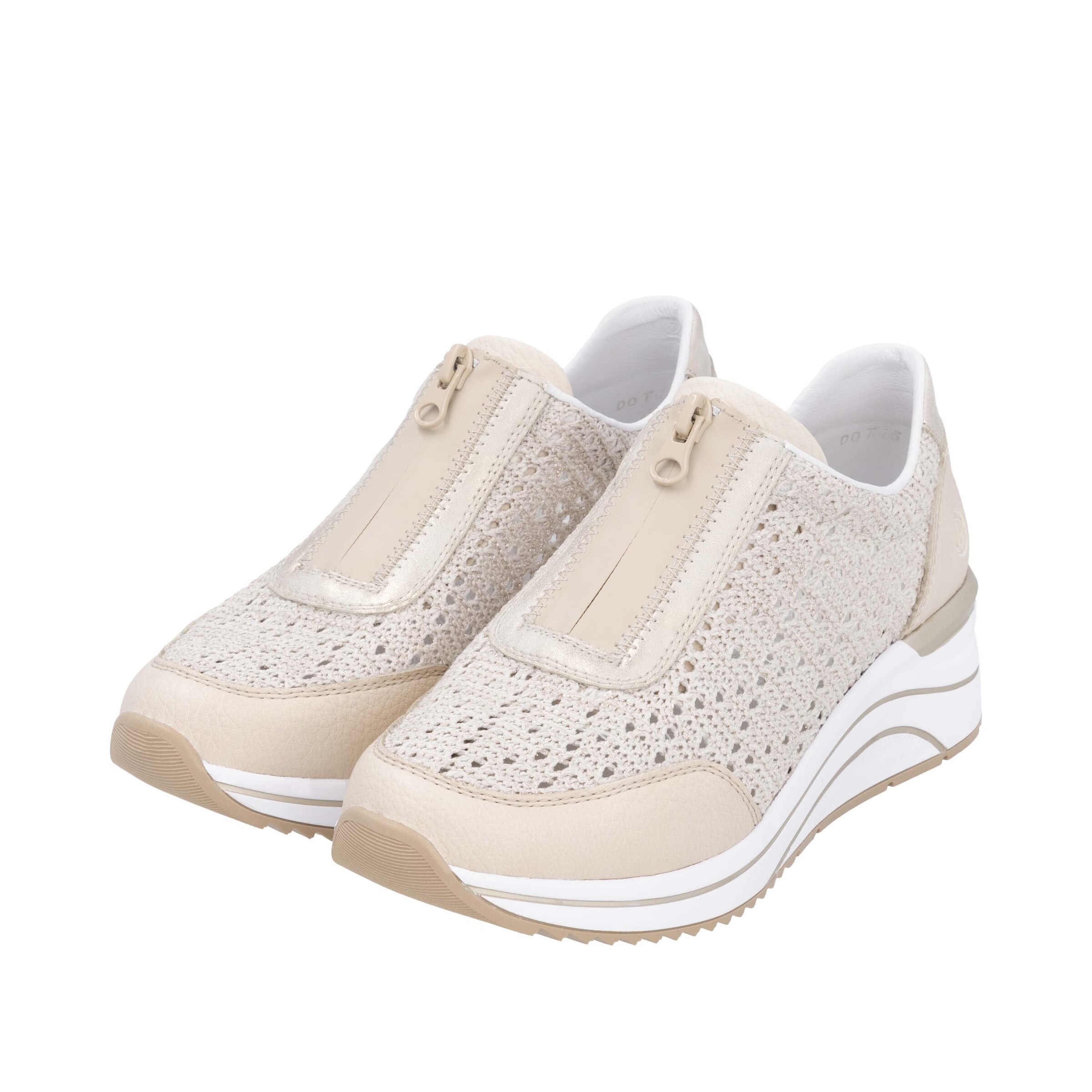 Baskets basses 'D0T15' REMONTE en beige