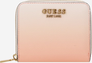 GUESS Wallet 'Lossie' in Orange: front