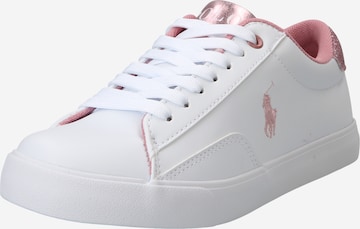 Polo Ralph Lauren Sneaker 'THERON' i vit: framsida