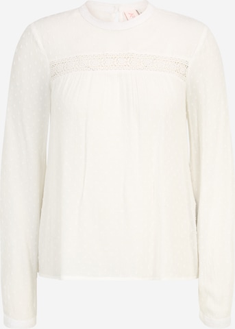 Only Tall - Blusa 'PELIA' en blanco: frente