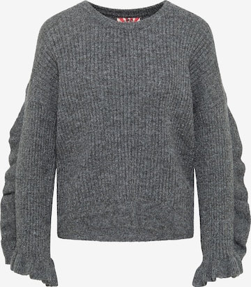 myMo ROCKS Sweater in Grey: front