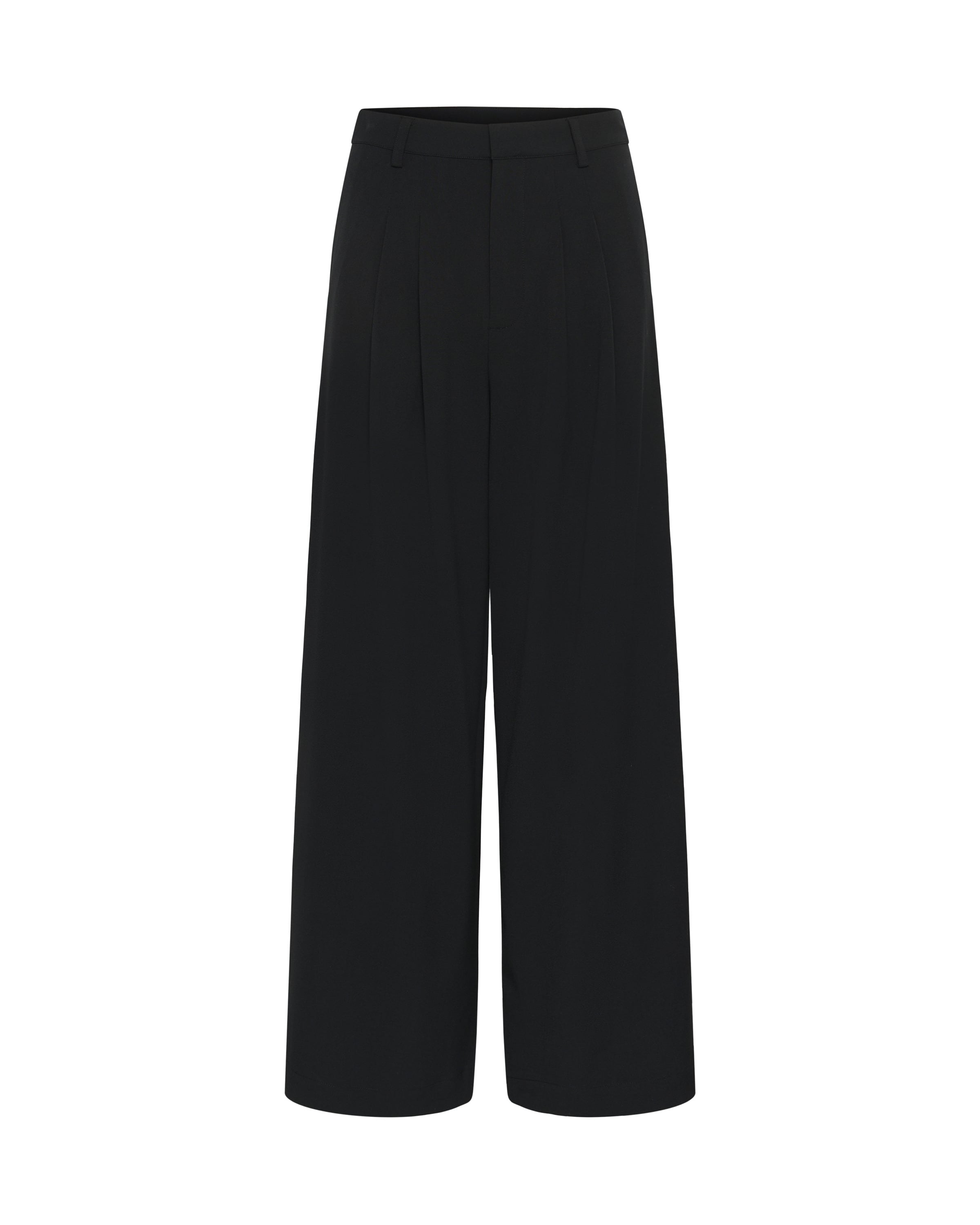 My Essential Wardrobe Loosefit Bukser i sort: forside