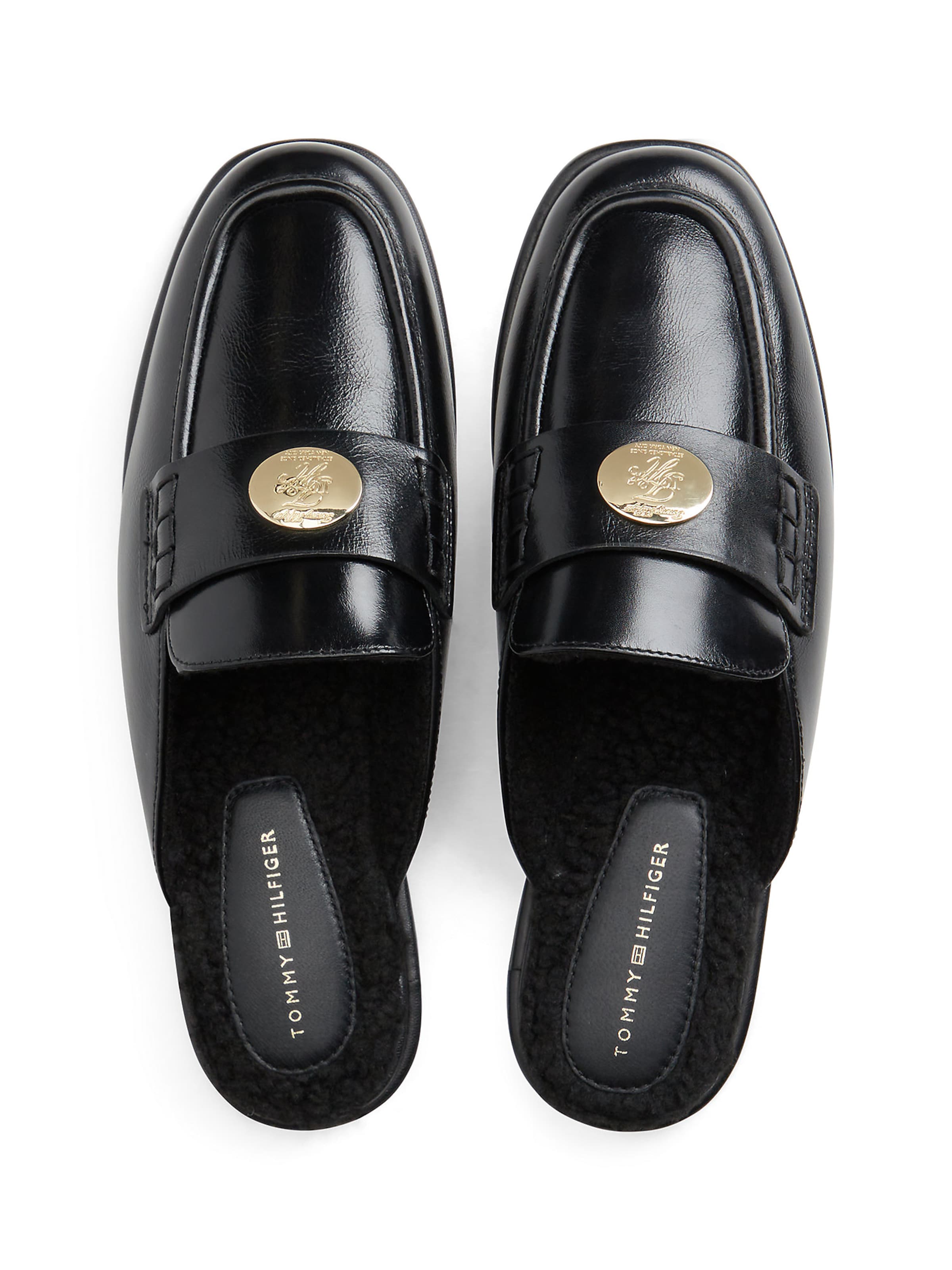 TOMMY HILFIGER Pantolette in Schwarz