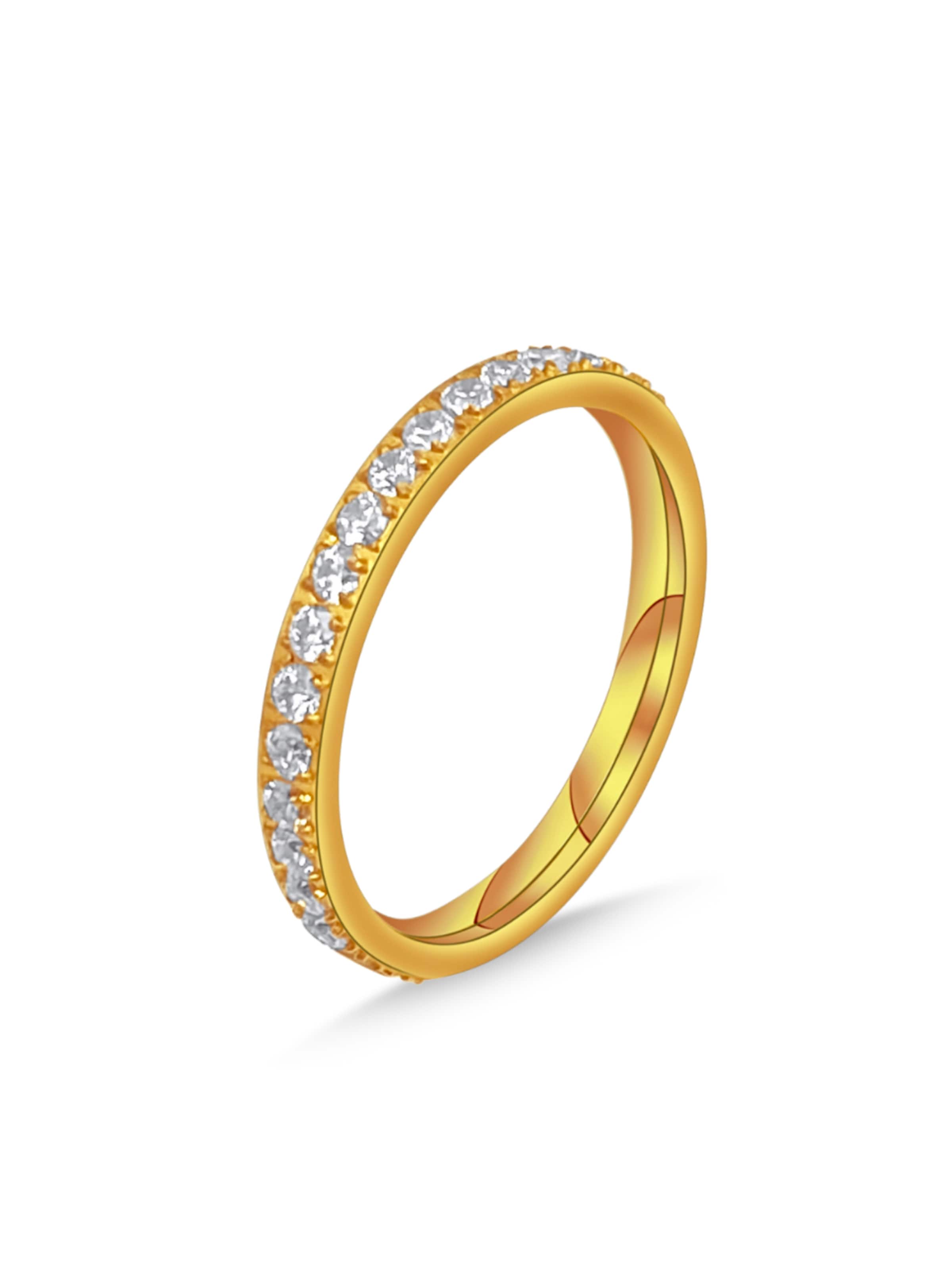 Pure Schmuck Ring 'Deluxe' in Gold: front