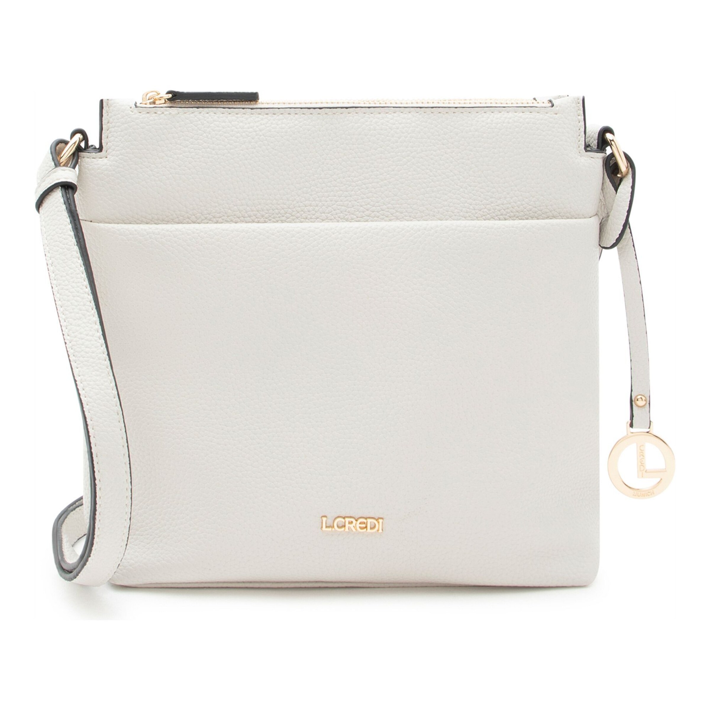 L.CREDI Crossbody Bag 'Ella' in Light grey, Item view