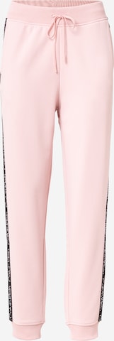 Calvin Klein Sport - Tapered Pantalón en rosa: frente