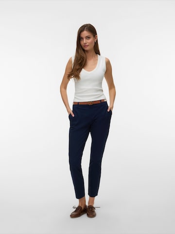 VERO MODA Tapered Chino 'VMFIEBY' in Blauw
