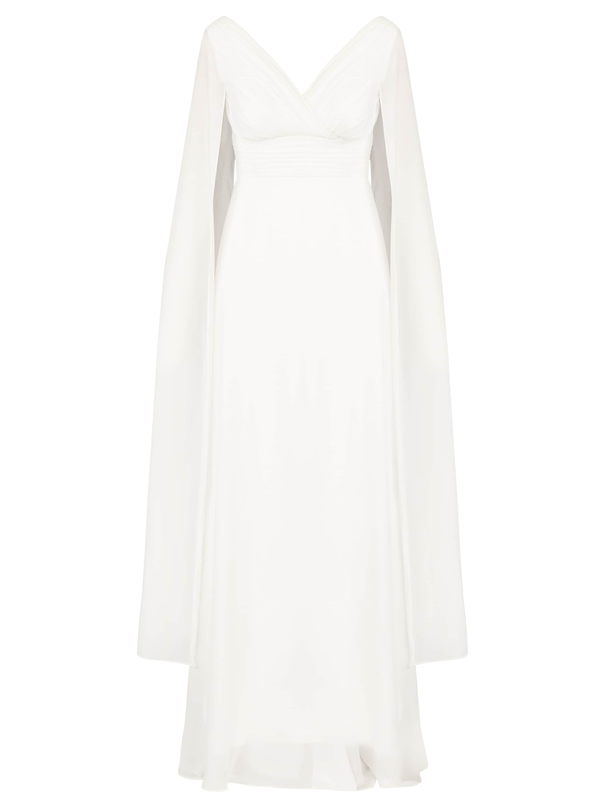 Kraimod Βραδινό φόρεμα σε λευκό: μπροστά