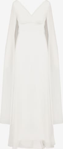Robe de soirée Kraimod en blanc : devant