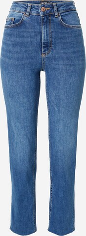 PIECES Tapered Jeans 'DELLY' in Blue: front