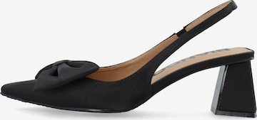 Escarpins à bride arrière 'Maralyn' Bianco en noir : devant